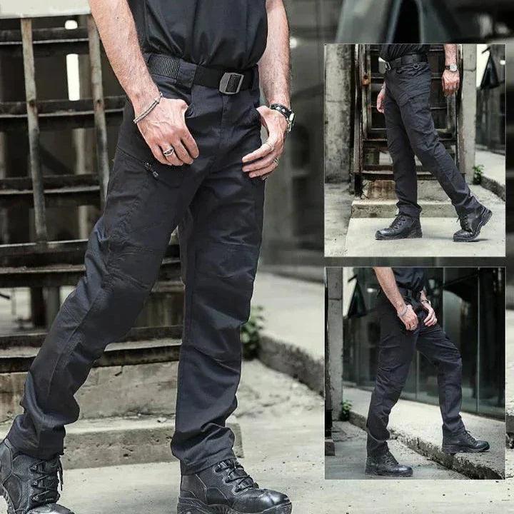 Herren-Cargohose mit Reißverschluss und mehreren Taschen