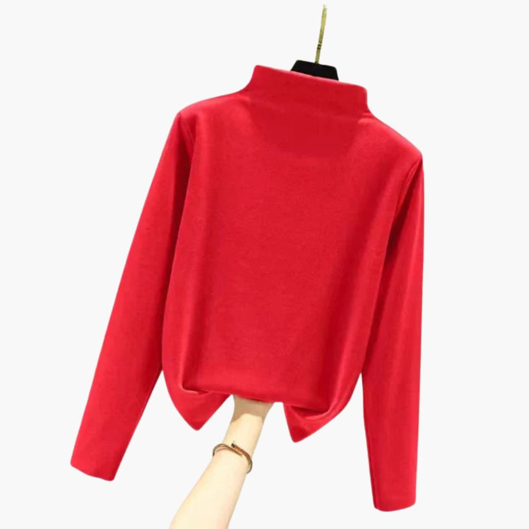 Damen Fleece Set mit langen Ärmeln und elastischem Bund