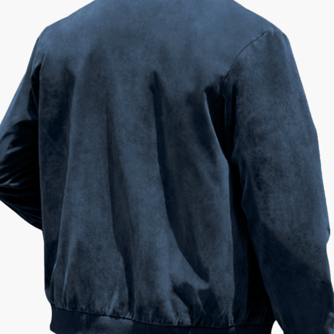 Herren Bomberjacke mit Reißverschluss und Seitentaschen
