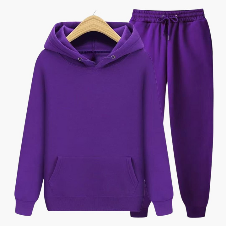 Herren Jogginganzug mit Kapuzenpullover und Bündchenhose