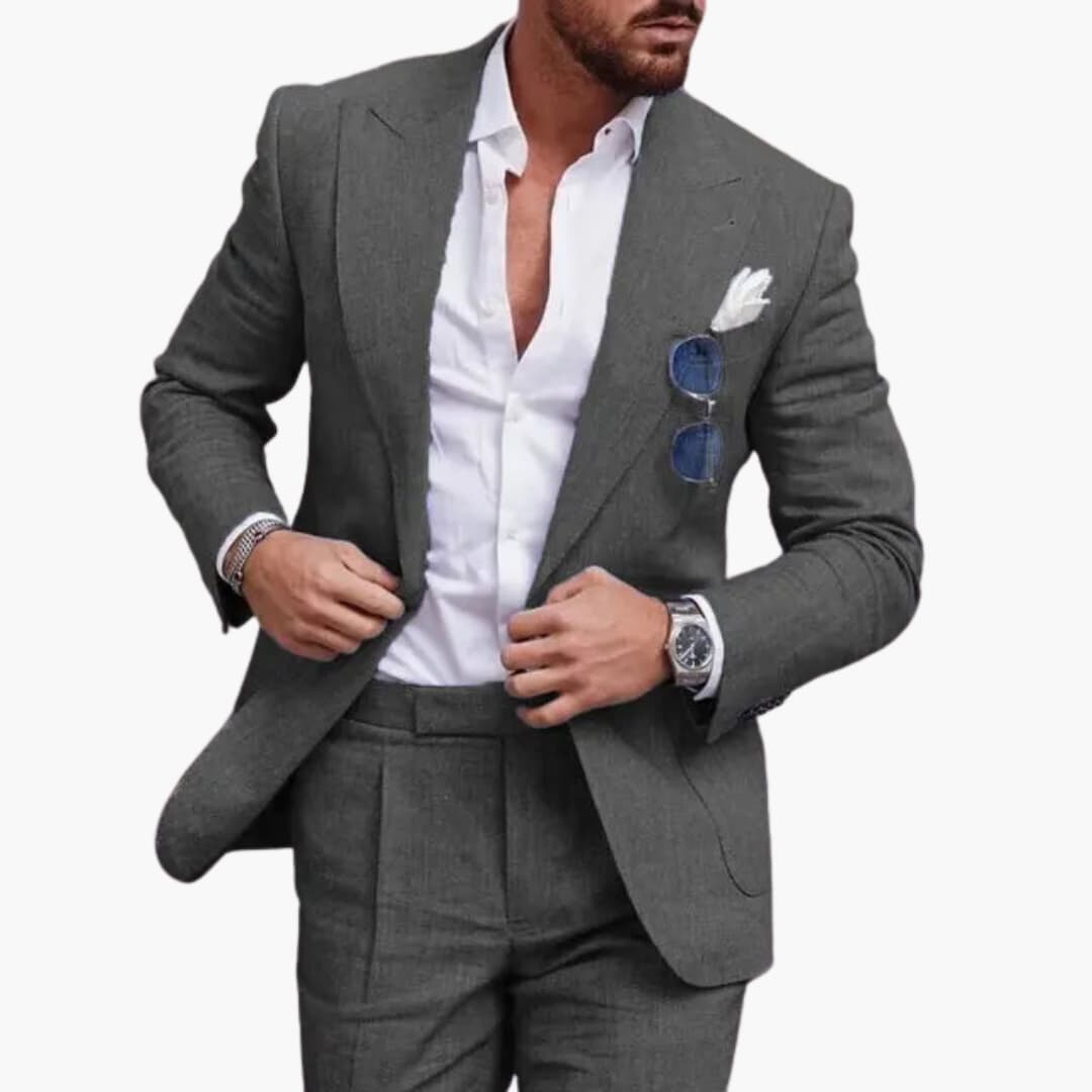 Zweiteiliger Business Anzug für Herren