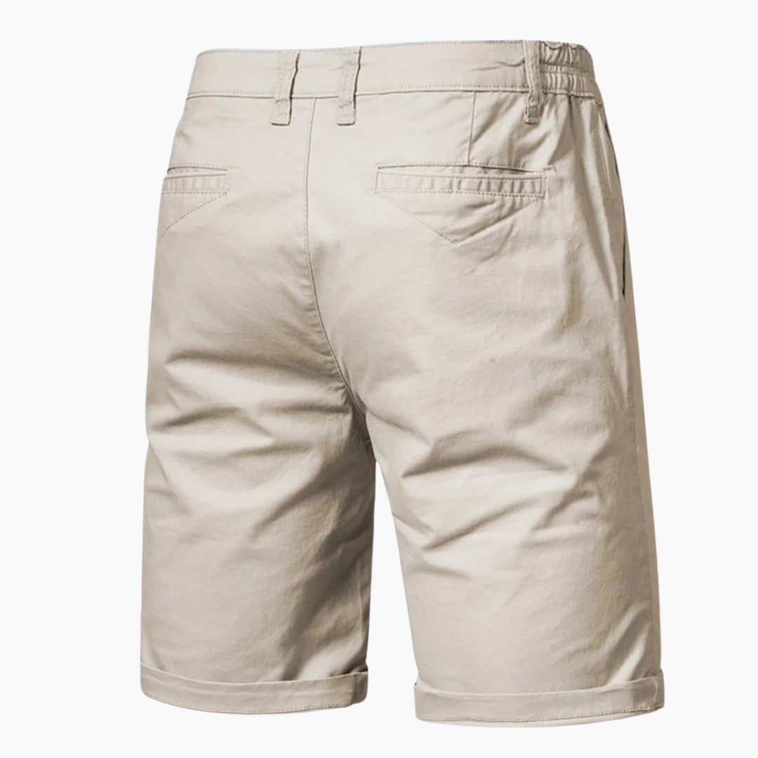 Herren Baumwollshorts mit Gummibund und Seitentaschen
