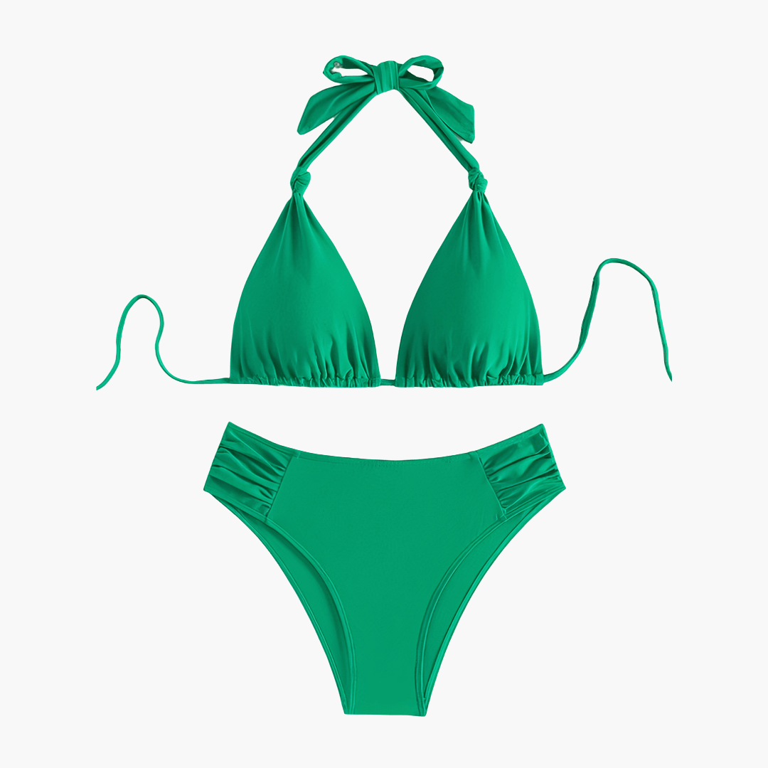 Eleganter und schmeichelhafter Krawatten-Bikini für Frauen - SchmiedeMode