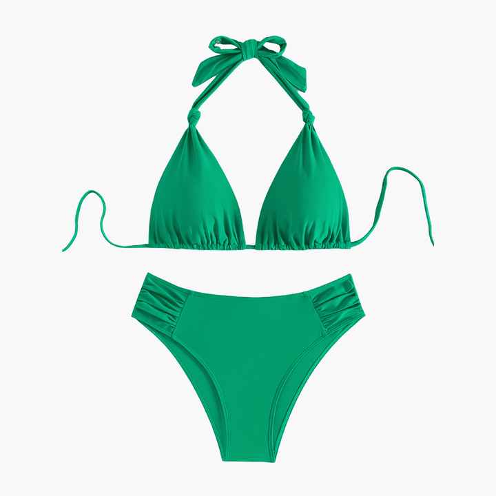 Eleganter und schmeichelhafter Krawatten-Bikini für Frauen - SchmiedeMode