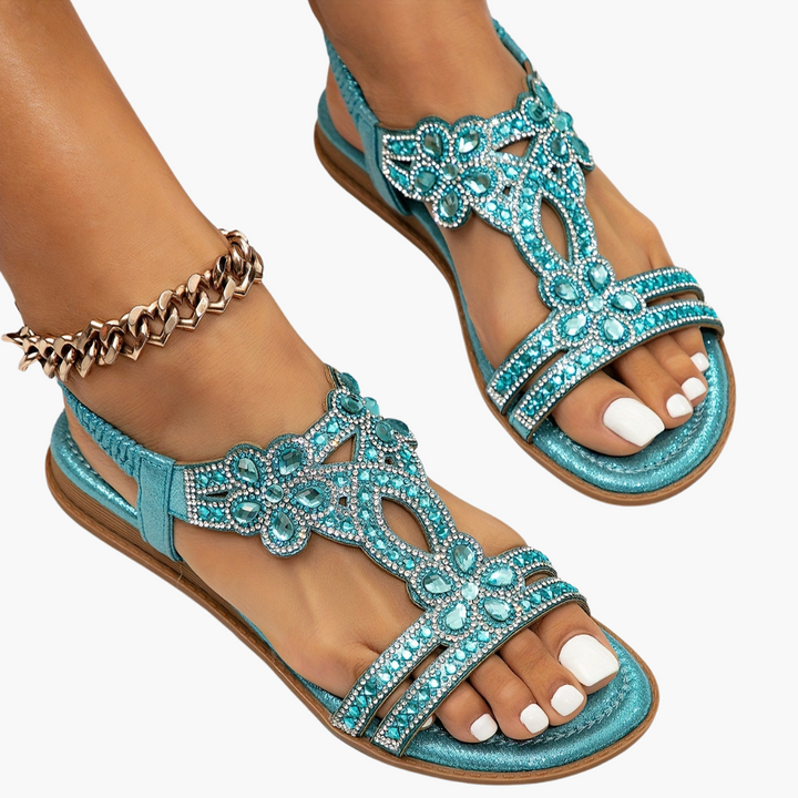 Damen Boho Sandalen mit verstellbarem Sitz und flexiblem Design