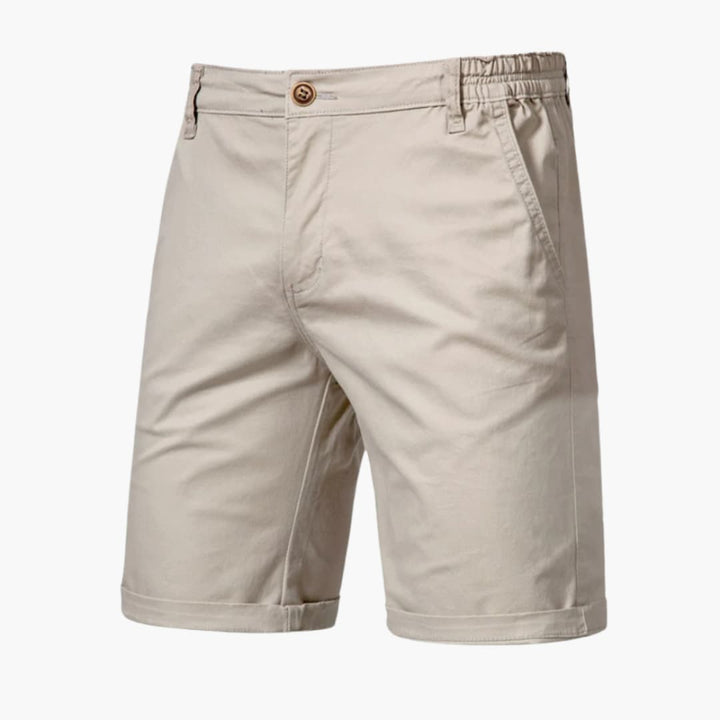 Herren Baumwollshorts mit Gummibund und Seitentaschen