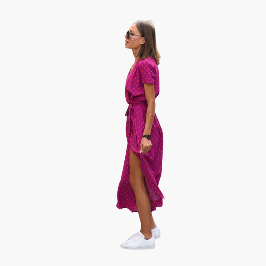 Schickes leichtes Midikleid für Damen - SchmiedeMode