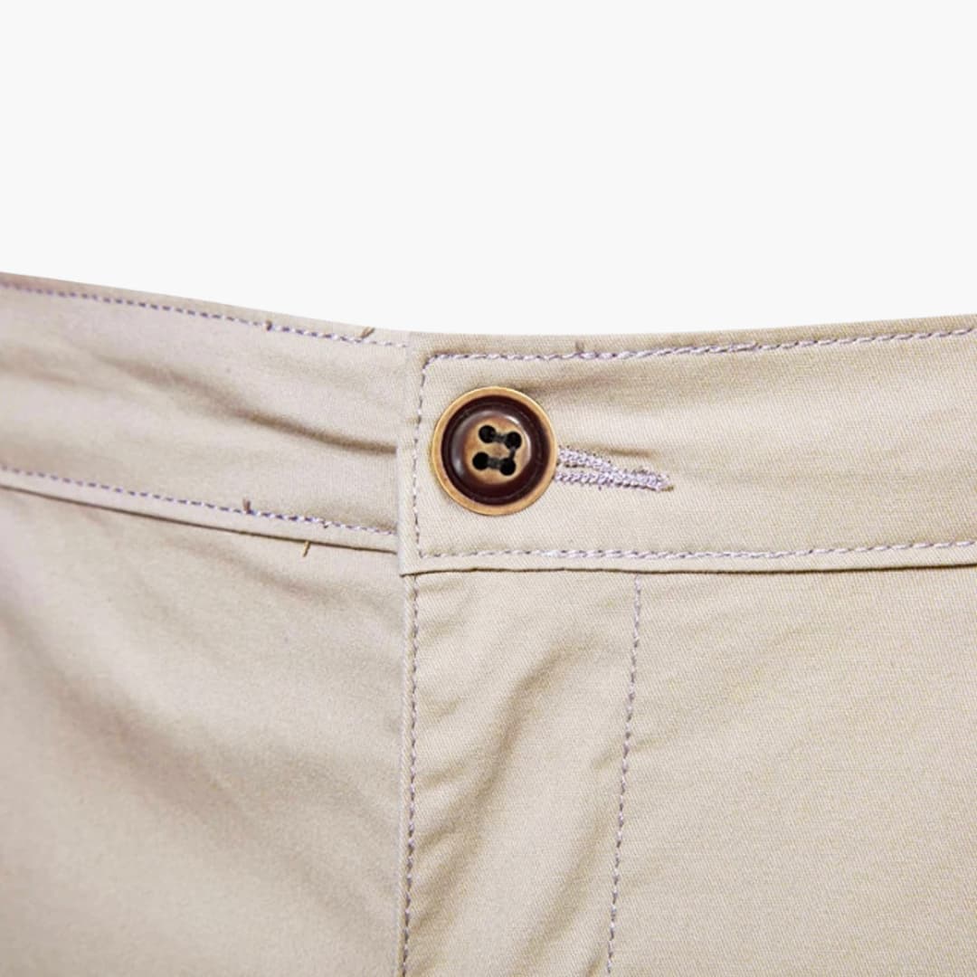 Herren Baumwollshorts mit Gummibund und Seitentaschen