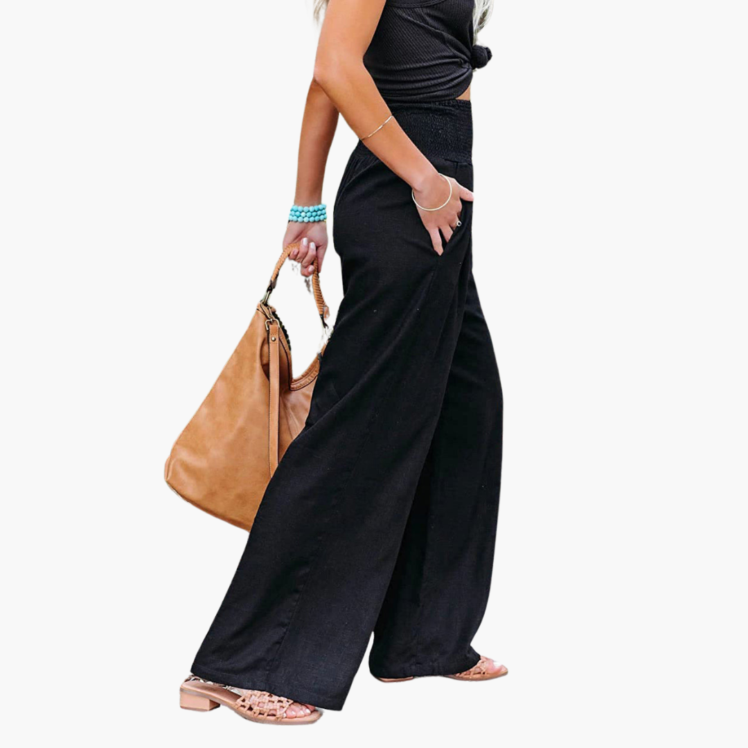 Palazzo Hose für Damen – Weite, bequeme Sommerhose