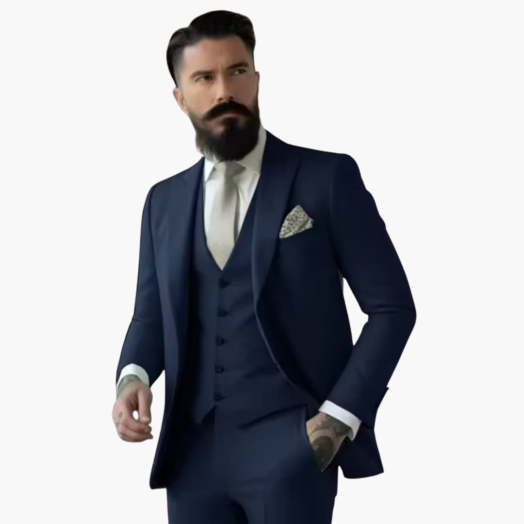 Zweireiher-Anzug für Herren - Klassisches Design mit Stil