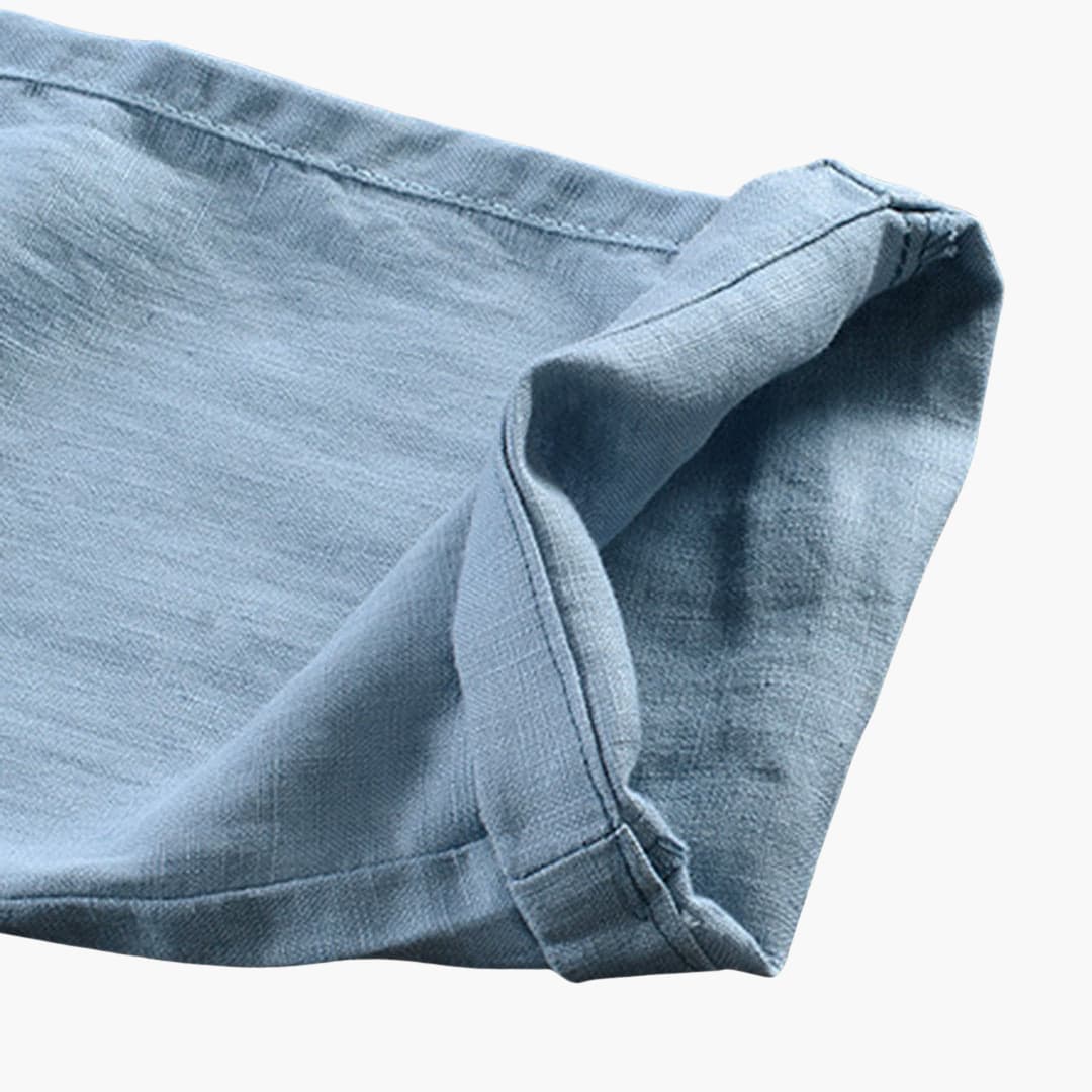 Herren Sommerhose mit elastischem Bund und Kordelzug