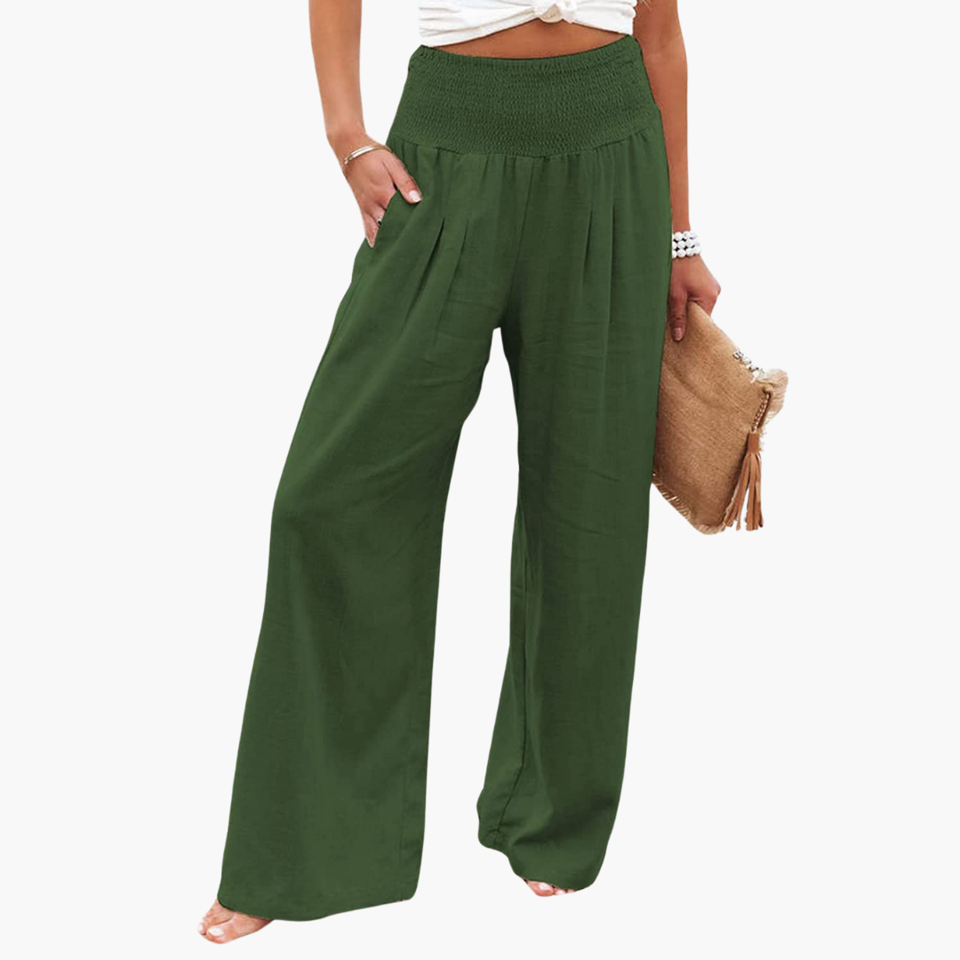 Palazzo Hose für Damen – Weite, bequeme Sommerhose