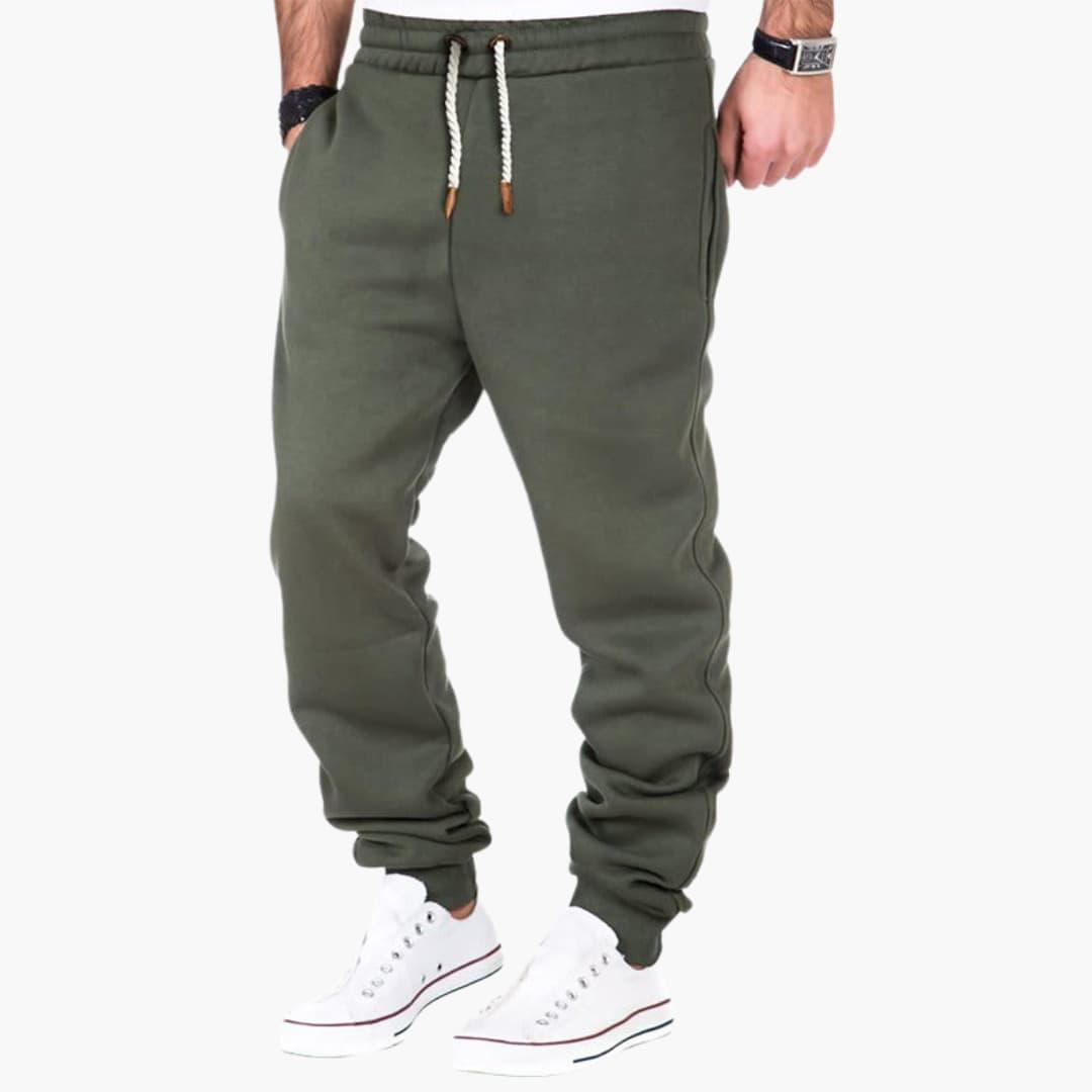 Jogginghose für Herren mit gerippten Bündchen und Gesäßtasche