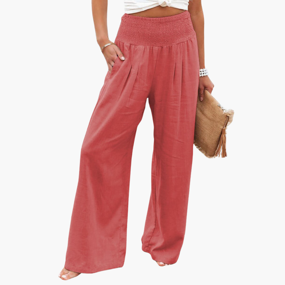 Palazzo Hose für Damen – Weite, bequeme Sommerhose