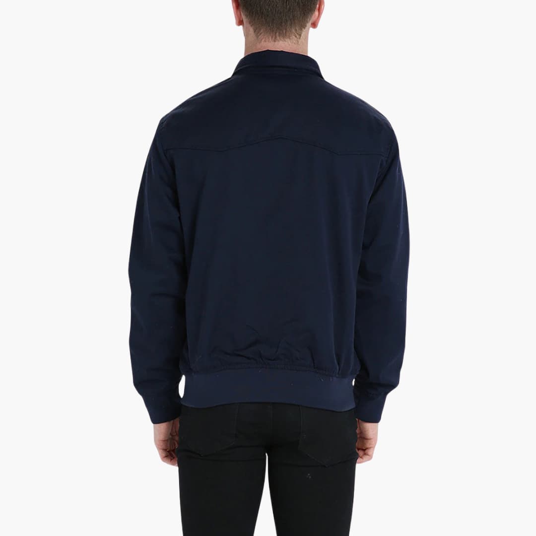 Rippbündchen Harrington Jacke für Herren