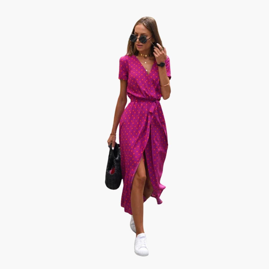 Schickes leichtes Midikleid für Damen - SchmiedeMode