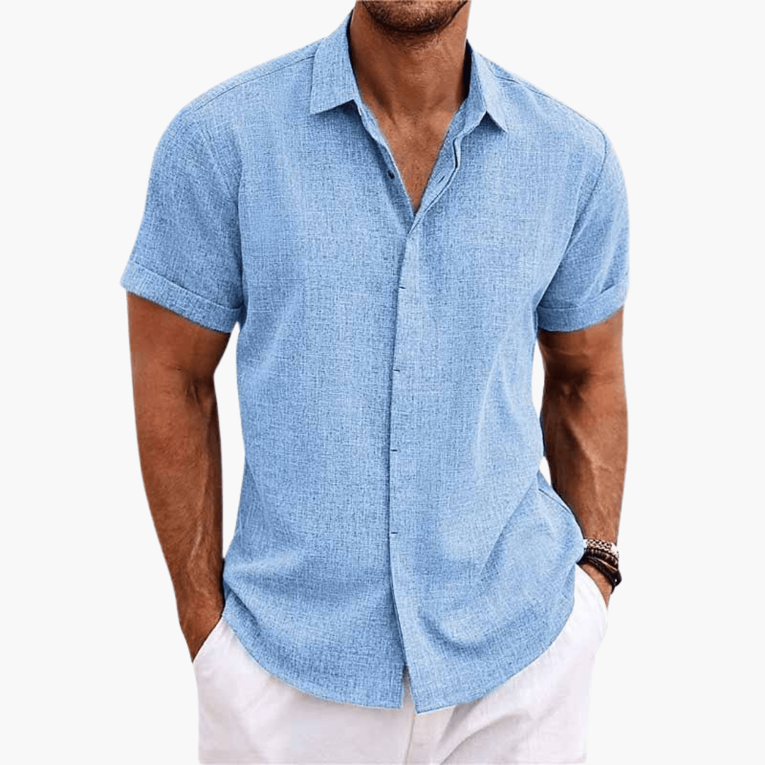 Stylisches Herren-Sommerhemd für warmes Wetter - SchmiedeMode