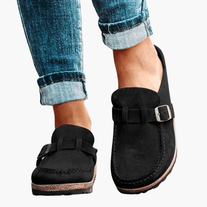 Modische Clog-Sandalen mit ganztägigem Komfort für Frauen - SchmiedeMode