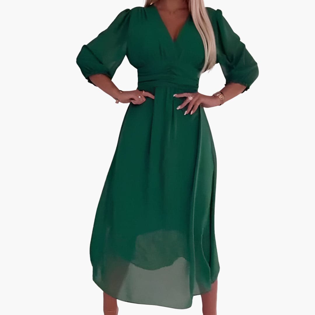 Leichtes Chiffonkleid - Luftiges Damen Sommerkleid elegant