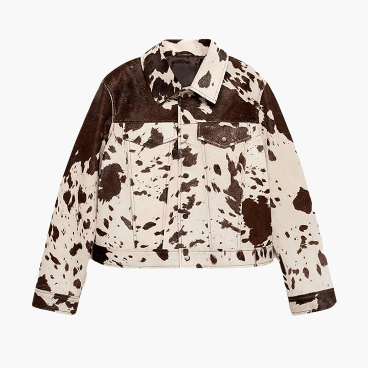 Trendige Kunstpelzjacke mit geradem Schnitt für Frauen - SchmiedeMode