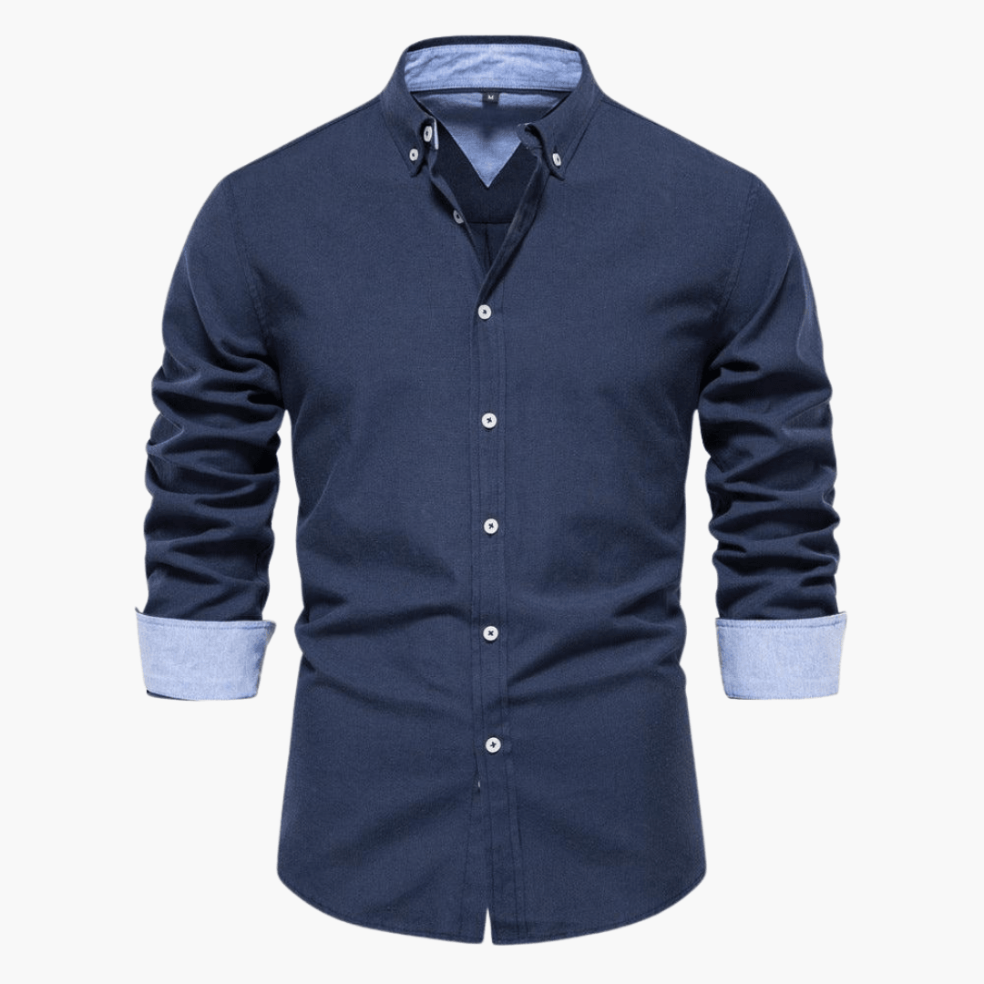 Bequemes Slim-Fit-Hemd für Männer - SchmiedeMode