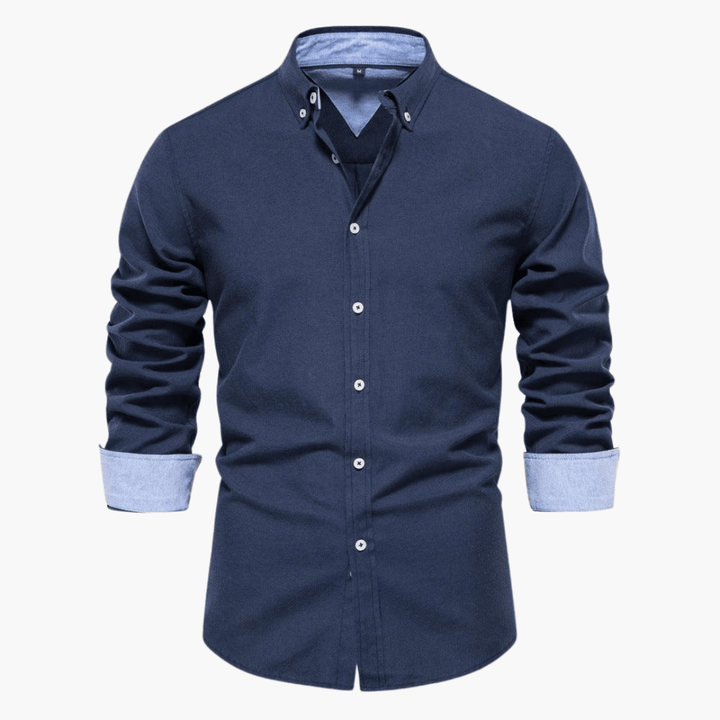 Bequemes Slim-Fit-Hemd für Männer - SchmiedeMode