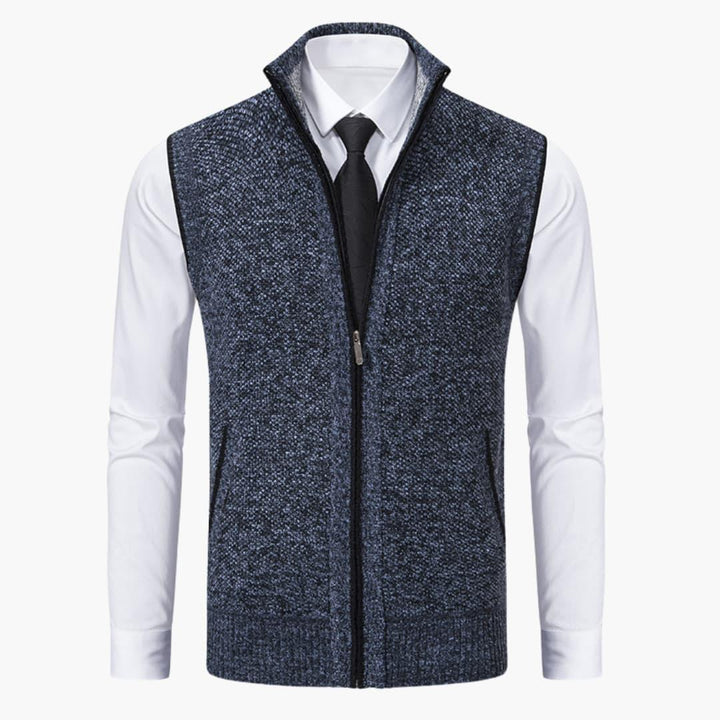 Ärmellose Weste für Herren – Elegante Passform & Vielseitiger Stil - SchmiedeMode