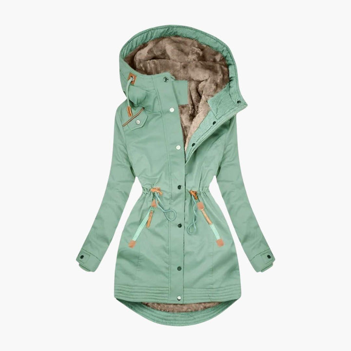Gemütliche, wasserdichte Parkajacke für Damen - SchmiedeMode