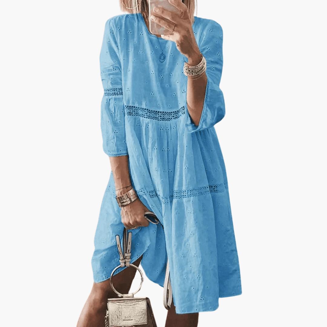 Elegantes und bequemes Strickkleid für Frauen - SchmiedeMode