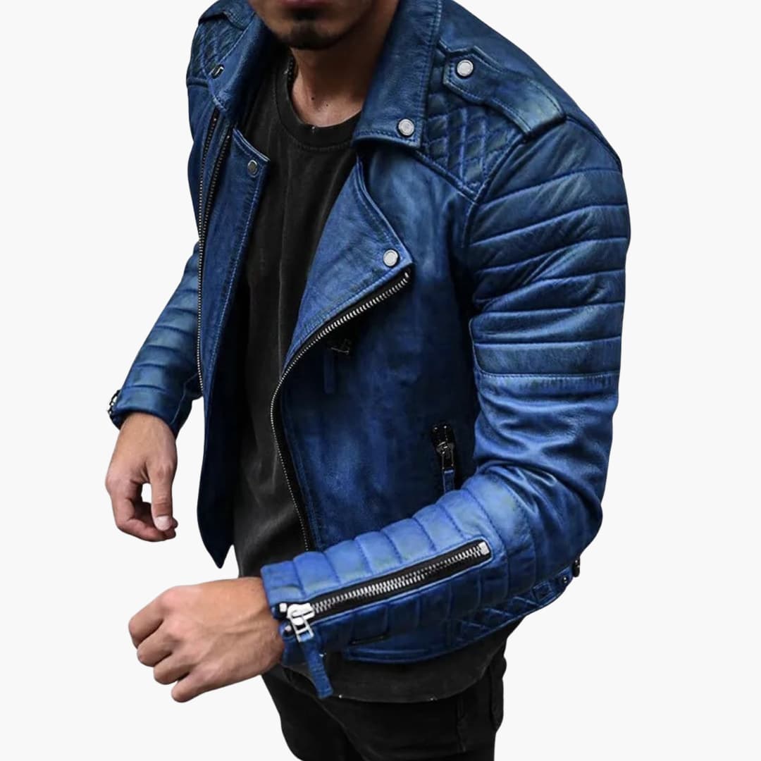 Strukturiertes Freizeitjacke für Herren