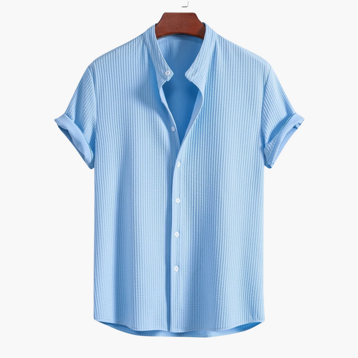Hemd mit Stehkragen für Herren - Slim Fit, Elegant & Modern
