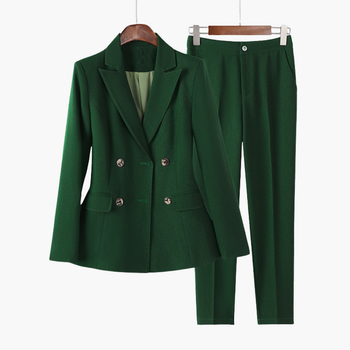 Zweiteiliger Damenanzug mit Blazer und Hose