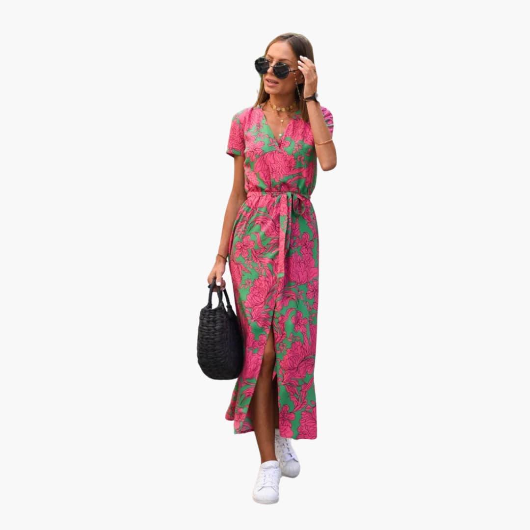Schickes leichtes Midikleid für Damen - SchmiedeMode