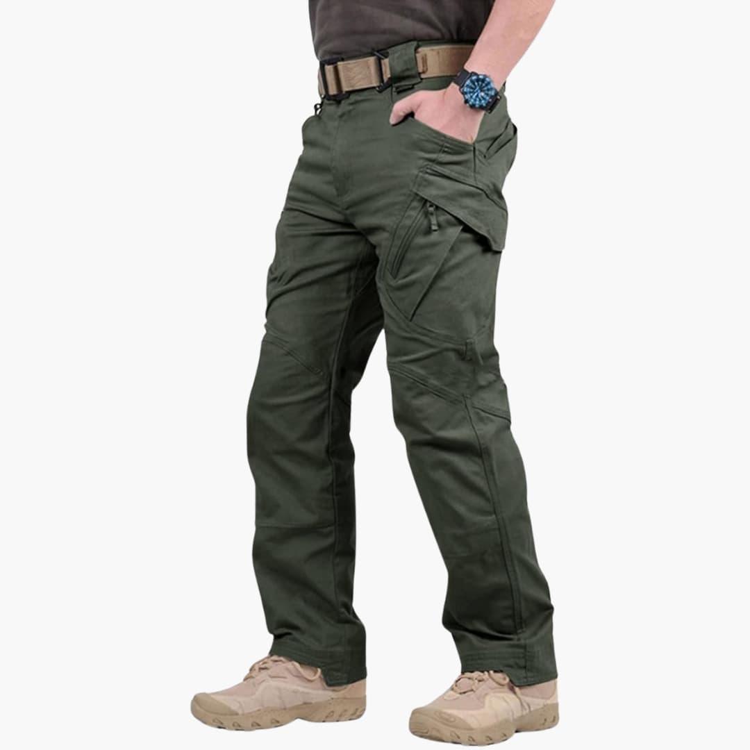 Herren-Cargohose mit Reißverschluss und mehreren Taschen