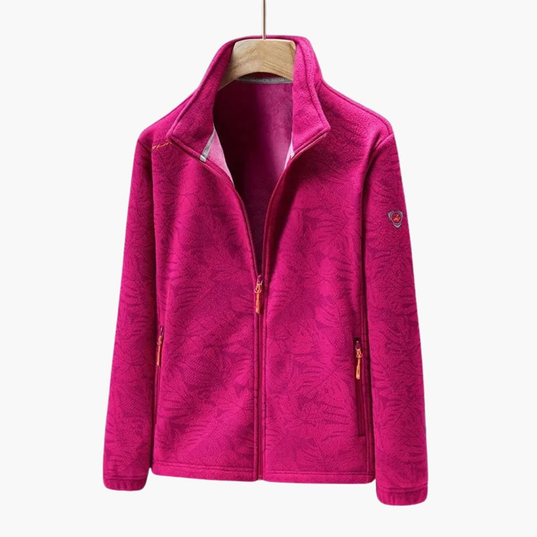 Unisex-Jacke mit Reißverschluss und Seitentaschen