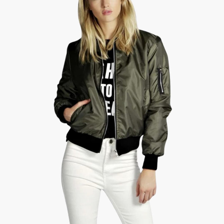 Langarm Bomberjacke für Damen
