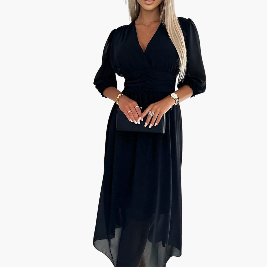 Leichtes Chiffonkleid - Luftiges Damen Sommerkleid elegant