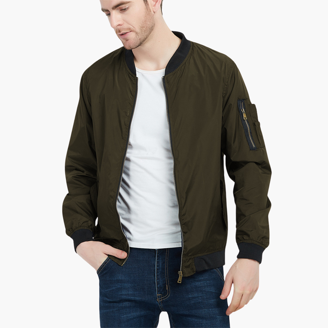 Bomberjacke mit Reißverschluss für Herren – modern & leicht