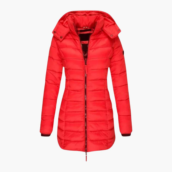 Warm gefütterter Wintermantel für Damen - SchmiedeMode