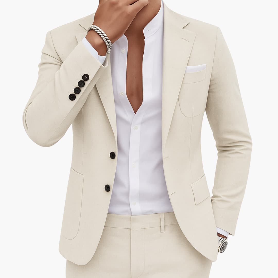 Herrenanzug-Set mit Blazer und Hose für alle Jahreszeiten