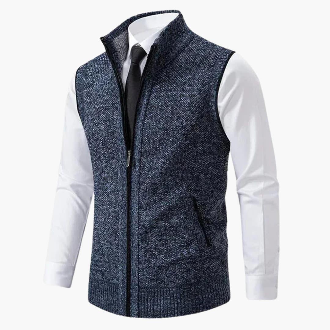 Ärmellose Weste für Herren – Elegante Passform & Vielseitiger Stil - SchmiedeMode