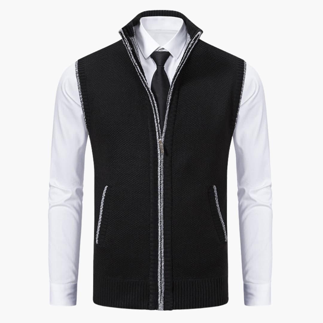 Ärmellose Weste für Herren – Elegante Passform & Vielseitiger Stil - SchmiedeMode