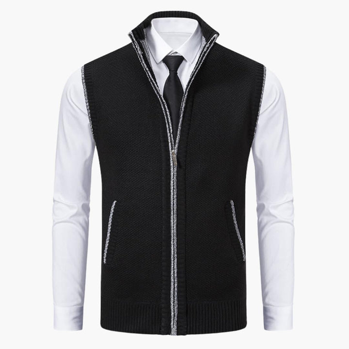 Ärmellose Weste für Herren – Elegante Passform & Vielseitiger Stil - SchmiedeMode