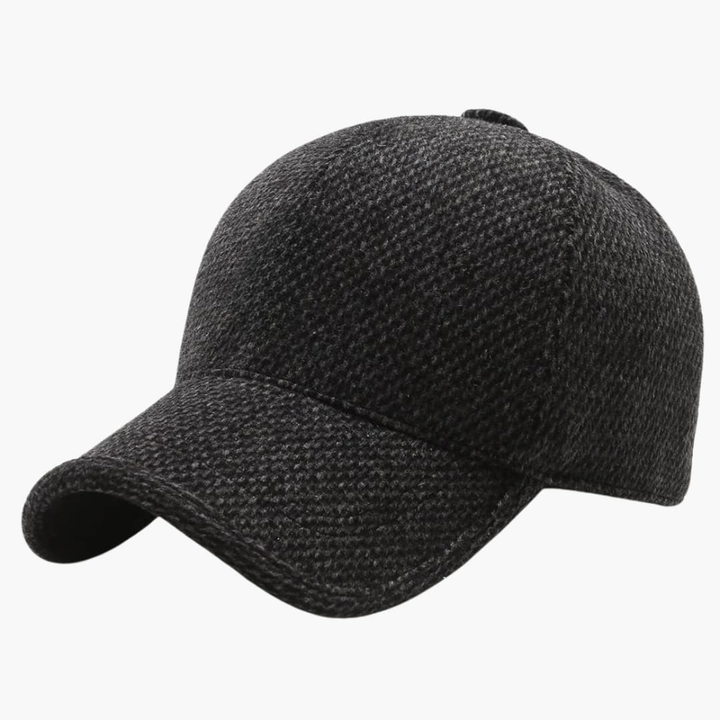 Herren Wintermütze mit Fleecefutter und Strickoberfläche