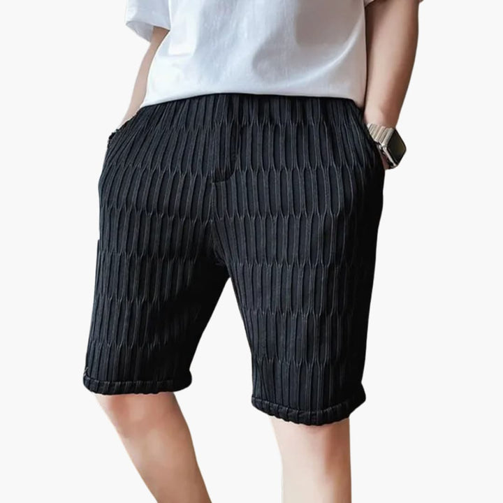 Herren Shorts aus Stretchstoff für den Sommer mit Gummibund