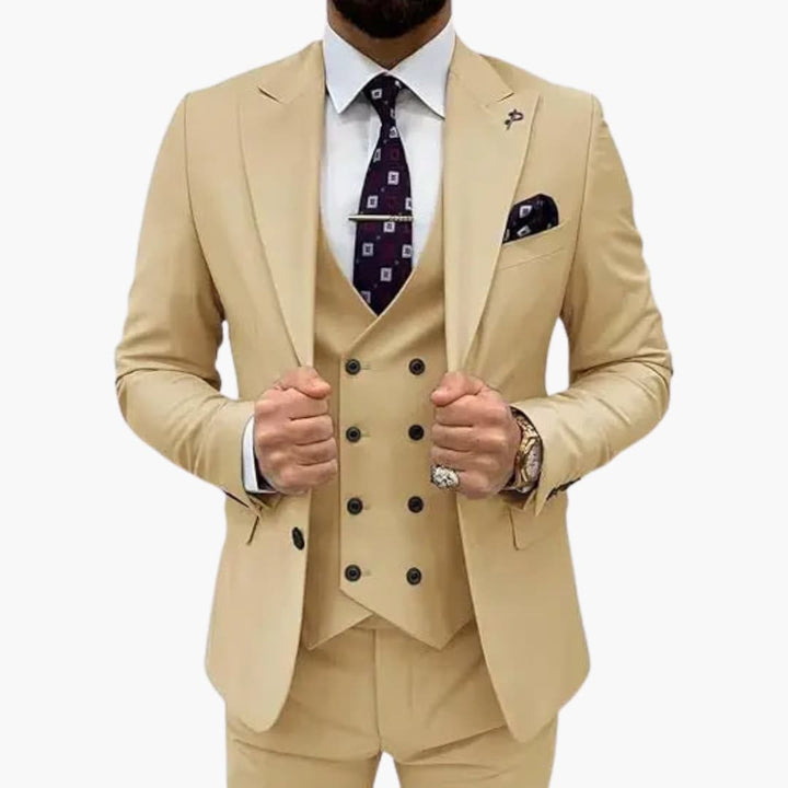 Herren Anzug dreiteilig mit Slim Fit für jede Saison