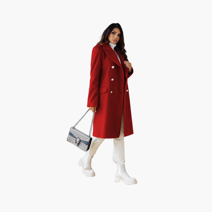 Lapel Collar Trenchcoat für Damen