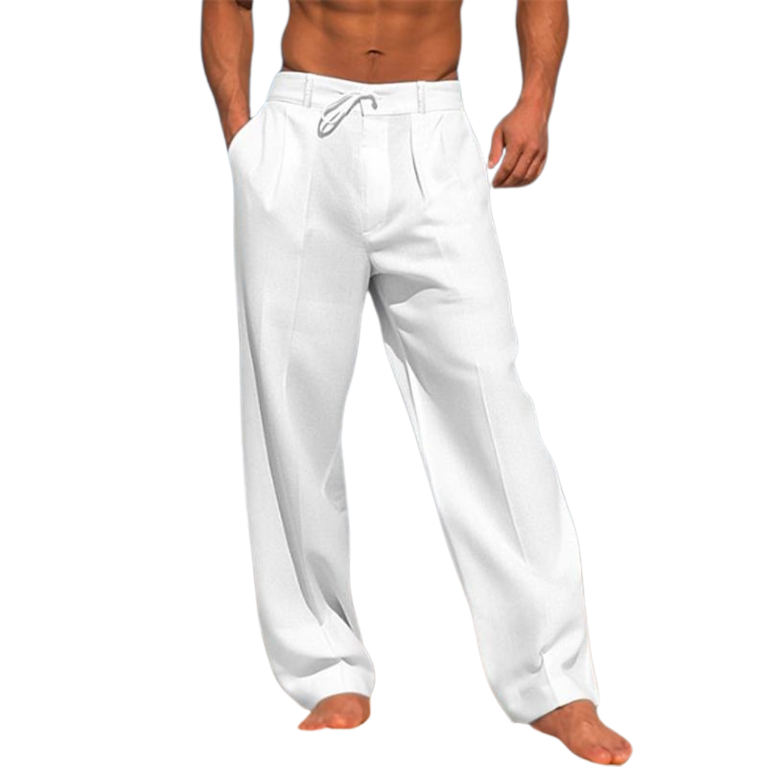 Herren Freizeit-Hose mit Kordelzugbund und Seitentaschen