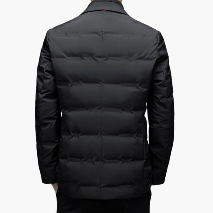 Herren Blazerjacke mit Reverskragen und Knopfleiste