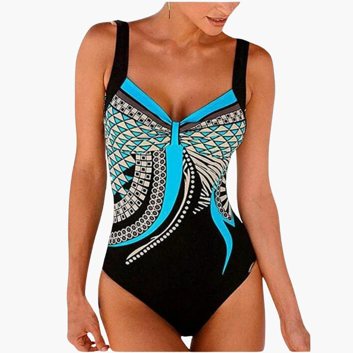 Eleganter Einteiler - Damen Badeanzug mit Stil für den Sommer